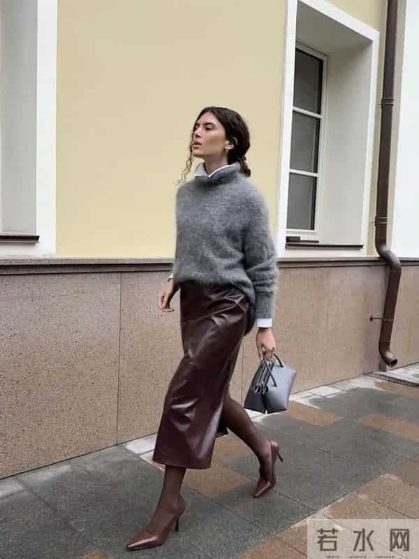 冬天别总穿裤子了！这4件上衣+裙子，才是正确的打开方式