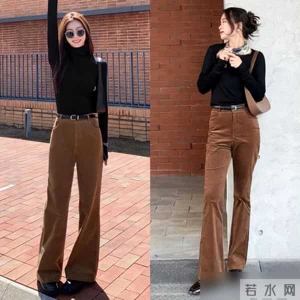 小白裤已失宠，今年秋冬最火的是“小棕裤”，学这几种穿搭太高级