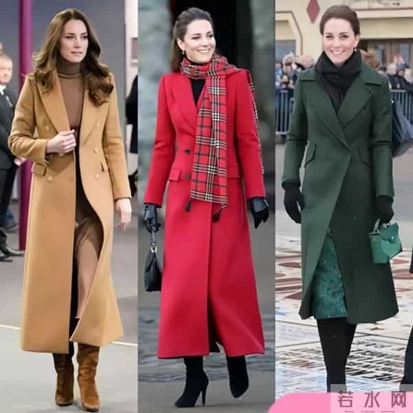 看凯特王妃穿大衣，我悟了：不露脚踝、不配打底裤，优雅得体