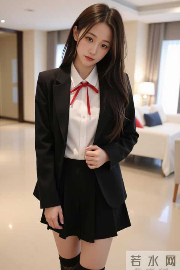 黑西装学院风也太飒了吧！