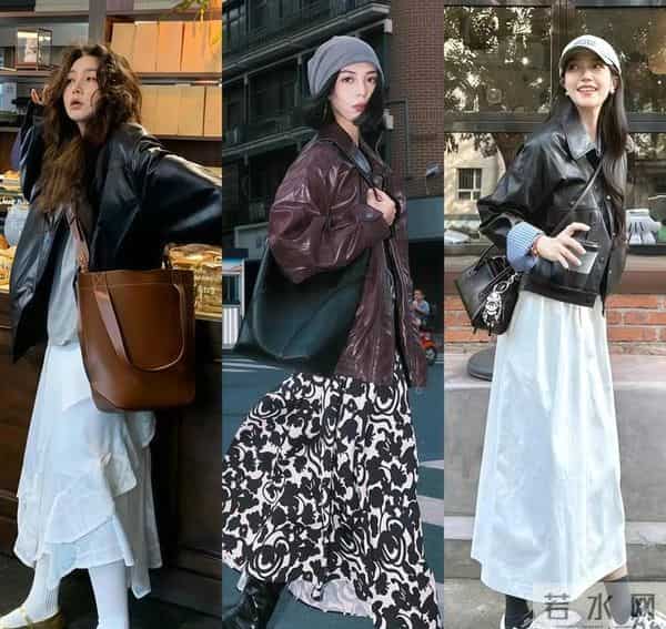 今冬多穿“短外套+高腰裙”，显高显瘦，小个子也很爱