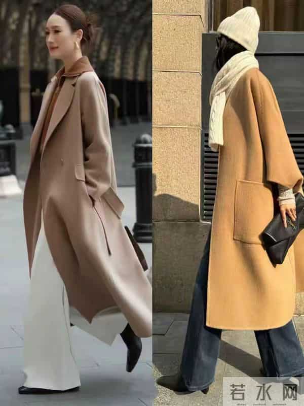 45岁殷桃的“毛衣+大衣”穿搭，才是中年女人的教科书！