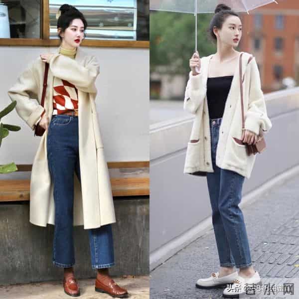今秋最上头的搭配，就靠这一身“九分裤+乐福鞋”撑住