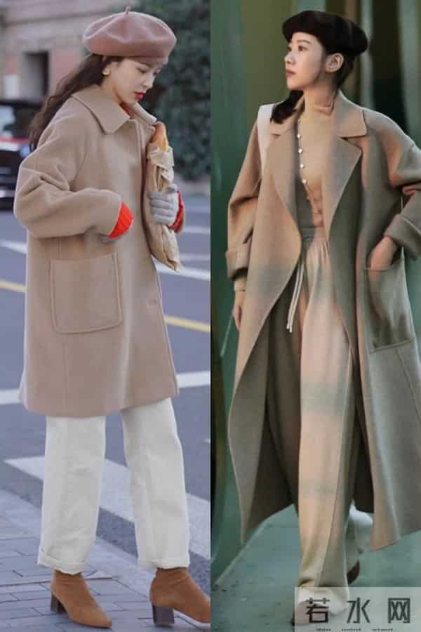 今冬最火搭配：大衣+长筒靴、短靴，保暖舒适又飒又美！