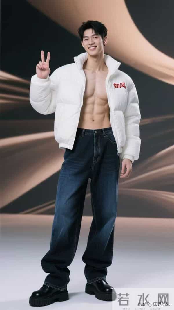 潮酷穿搭，羽绒服+牛仔裤，轻松耍帅！