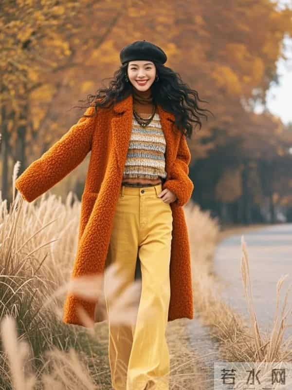 冬天的大衣，还是与阔腿裤更配哦！