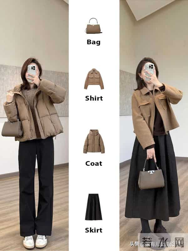体制内女性秋冬“大地色+松弛感”穿搭：5组公式，得体又显贵