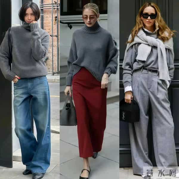 这3种颜色的毛衣，才是今冬的“顶流”，高级又气质！