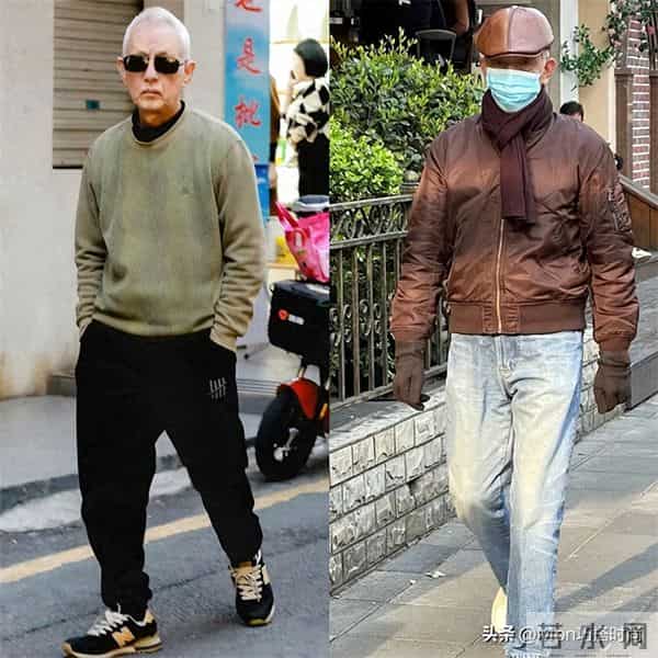 被上海爷爷惊艳了！满街都是“戴围巾又戴帽子”打扮，保暖又时髦