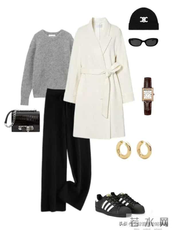 冬日穿搭示范：24