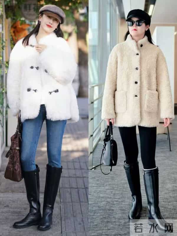 看杨幂穿长靴，我悟了：搭短裙、修身裤更显腿长，既保暖又洋气！