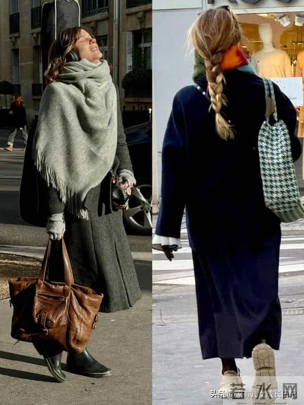 秋冬“街拍感松弛懒人友好ins穿搭”｜长款大衣、夹克，随性氛围