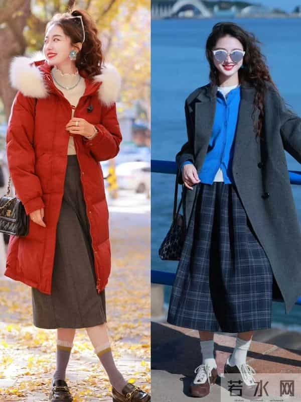 冬日最流行的4条“半身裙”，不管搭配短外套、长外套，保暖洋气