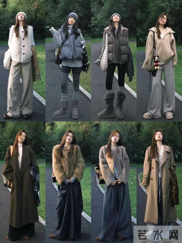 当氛围感穿搭走进生活 随意休闲穿搭