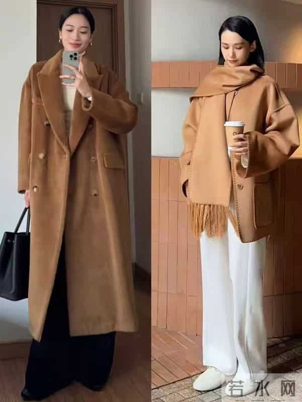 45岁殷桃的“毛衣+大衣”穿搭，才是中年女人的教科书！