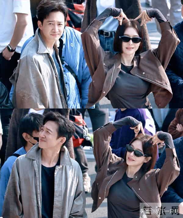 王阳新剧杀青 黑背心配大衣 胸肌发达 肌肉线条流畅 47岁像27岁帅小伙