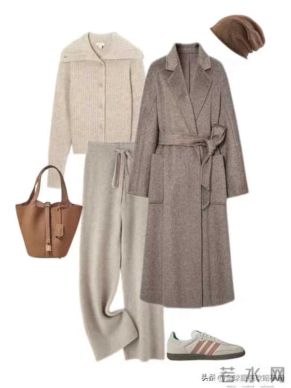 冬日穿搭示范：24