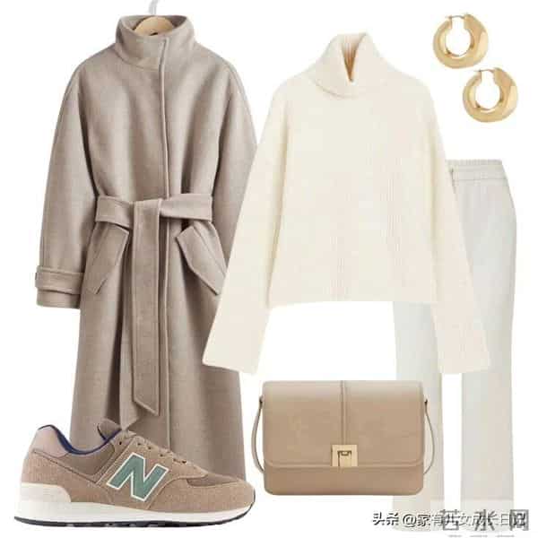 秋冬ins博主大衣+内搭，“极简高级感穿搭”｜通勤出街都显贵