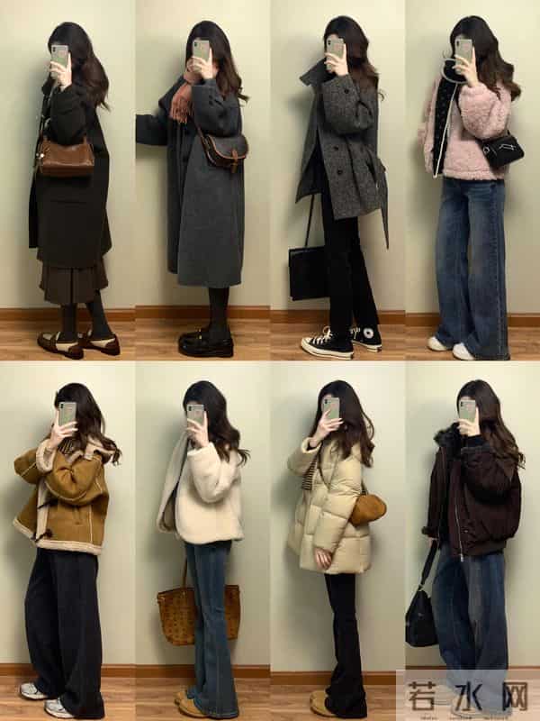 秋冬很火的通勤穿搭，不挑身材还显高级感十足