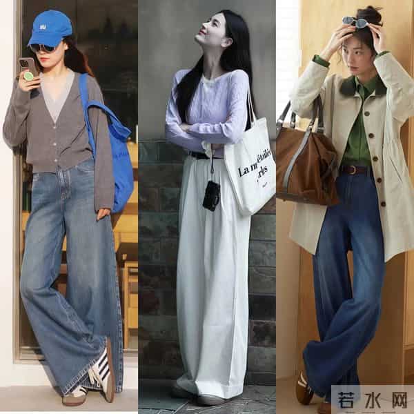 “阔腿裤+平底鞋”，才是今年冬天的正确打开方式！