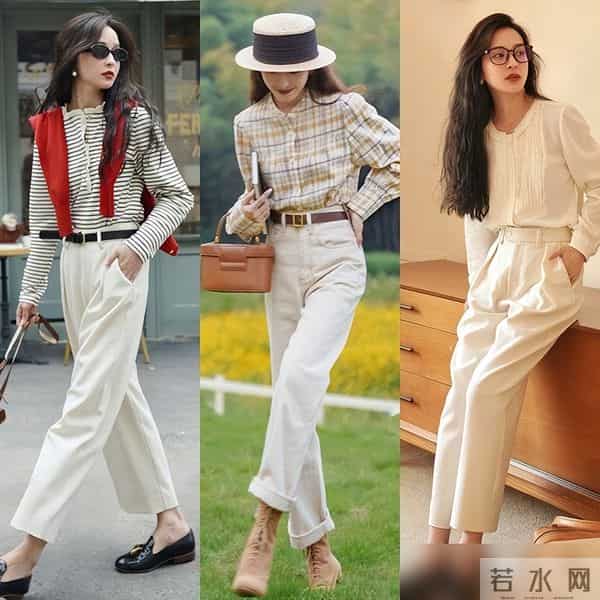 冬天，穿衬衣时建议搭配这4条裤子，知性又显瘦，小个子也能穿