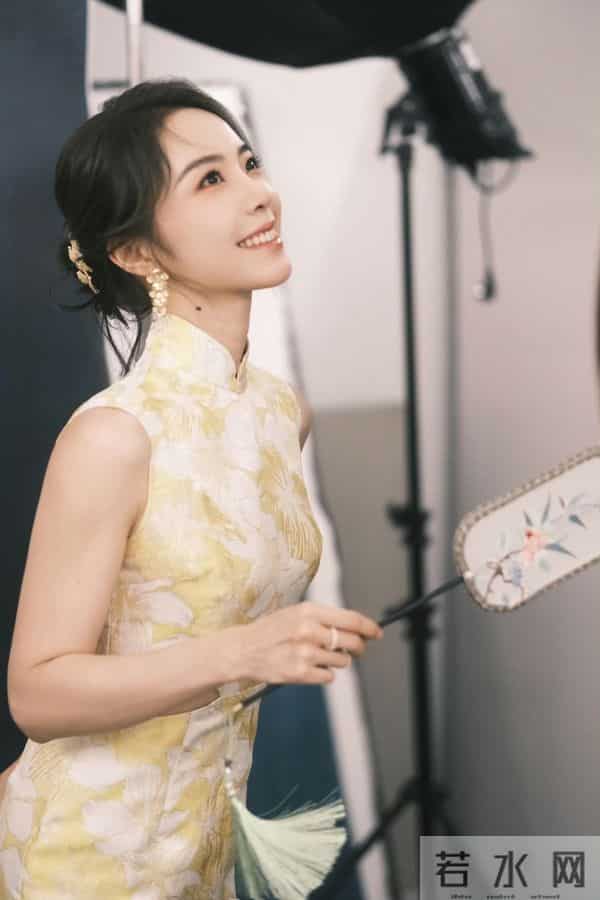 余霜国风旗袍，古风古韵