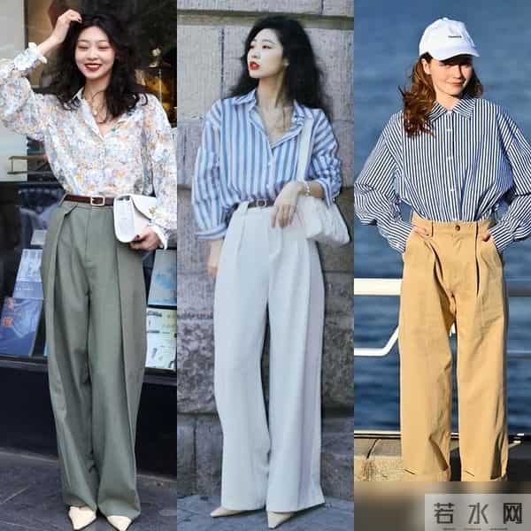 冬天，穿衬衣时建议搭配这4条裤子，知性又显瘦，小个子也能穿