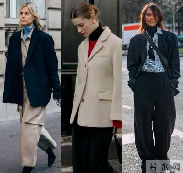 降温啦，“外套＋高领毛衣”火了，这样穿减龄时髦更高级
