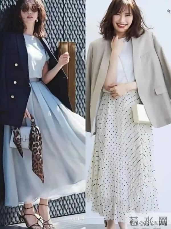 主妇打扮才懂，裙不上膝发带卷，得体又显气质