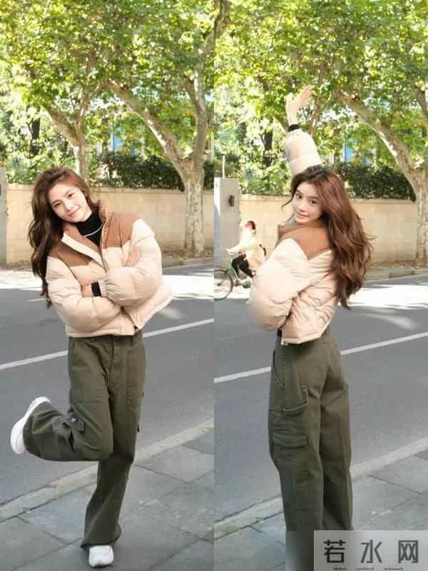 立冬后才发现：时尚是个轮回，阔腿裤+短羽绒真的太美了！