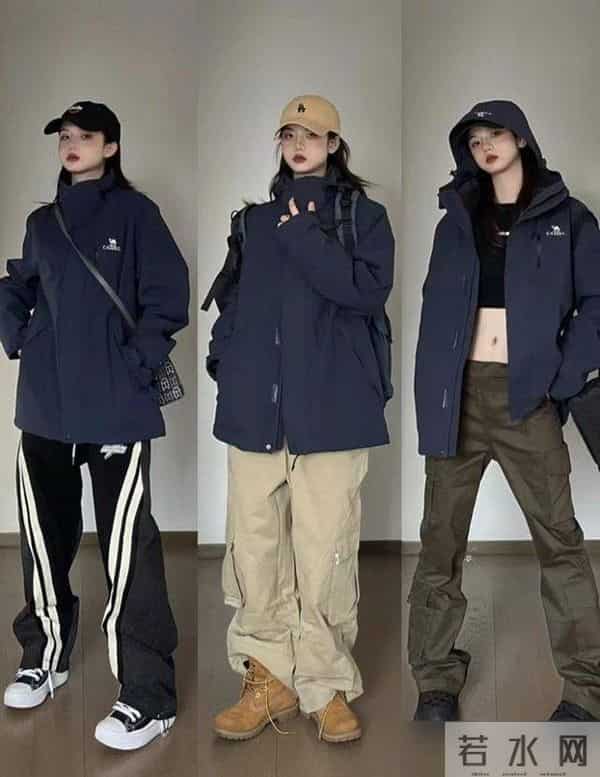 立冬后才发现：不兴羽绒服了！满大街都在穿“冲锋衣”，保暖时髦