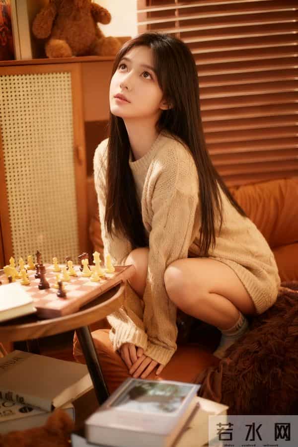 宽松针织短裙的慵懒系冬日穿搭