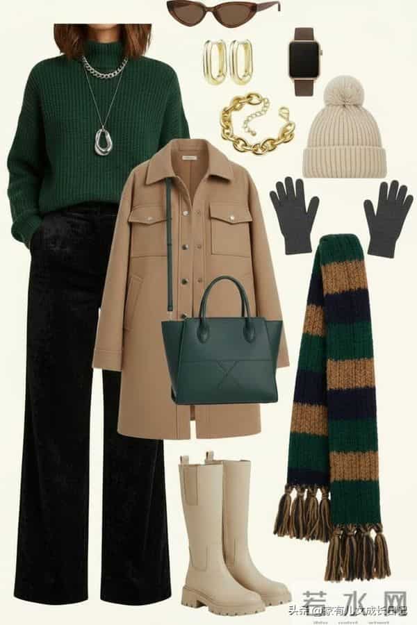 秋冬ins博主大衣+内搭，“极简高级感穿搭”｜通勤出街都显贵