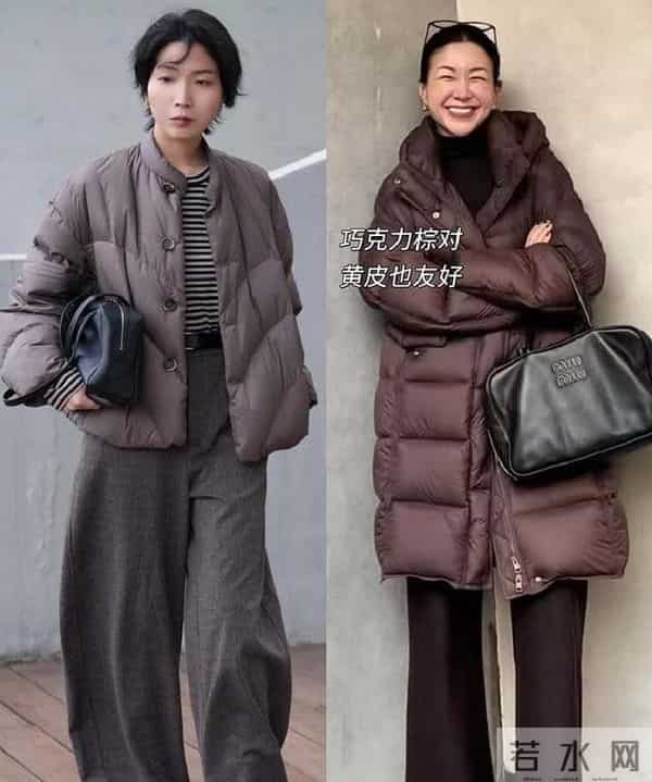 羽绒服颜色选对了才显白减龄，告别黑白灰，多穿这3个“富贵色”