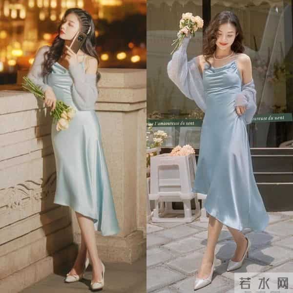 这个秋天，一件外套和一条裙子，悄悄把气质穿出来了