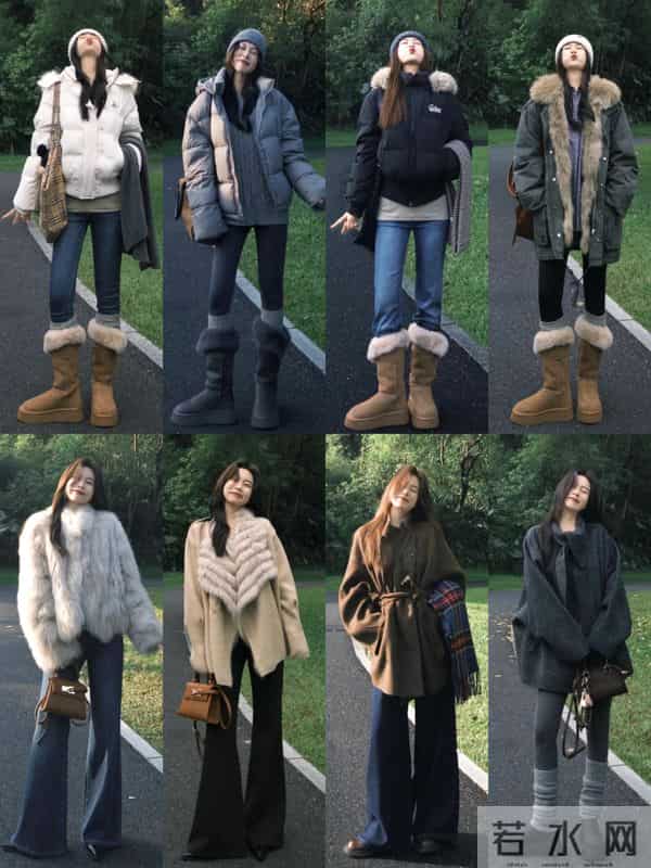 当氛围感穿搭走进生活 随意休闲穿搭