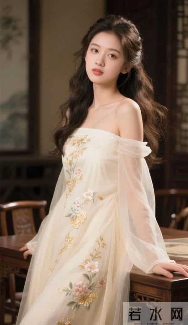《纱裙里的国风柔韵》