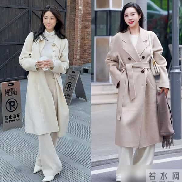 冬天要有一条“白裤子”，搭配羽绒服减龄时髦，搭配大衣洋气高级