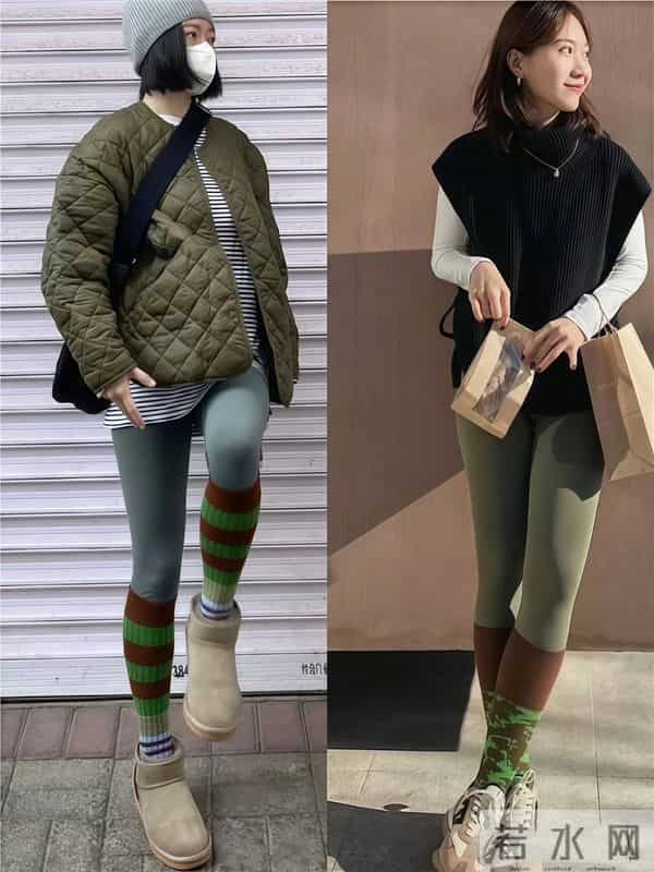 去了哈尔滨发现：满街都在穿“袜子裹裤子”，时髦保暖，还很减龄