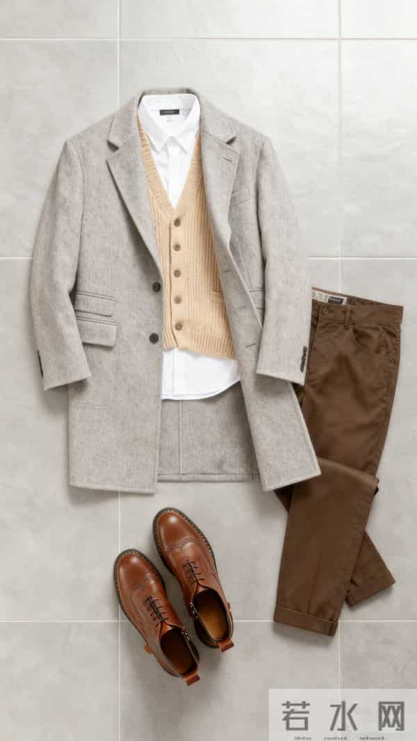男生秋冬高级感穿搭：10套配色公式，轻松拿捏氛围感
