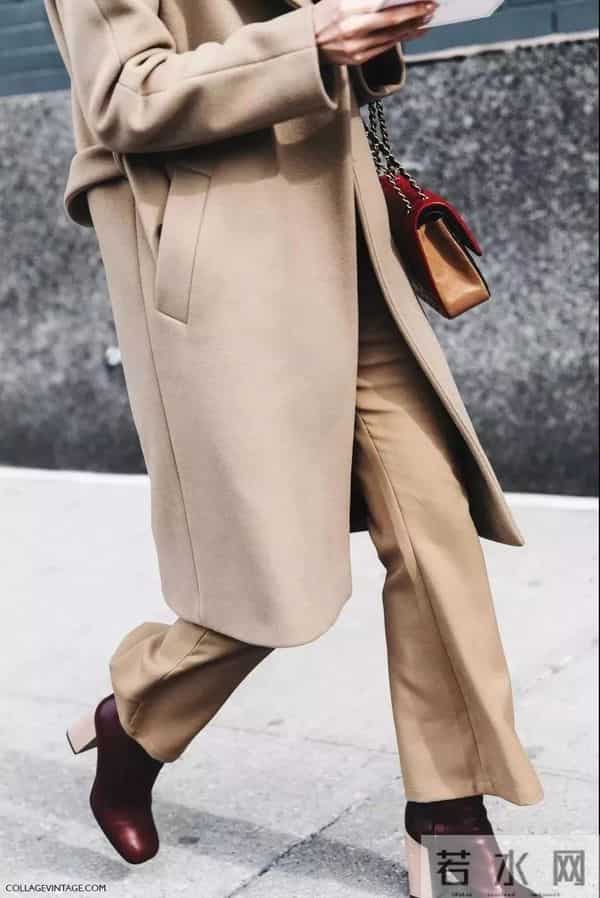 冬天的大衣，还是与阔腿裤更配哦！