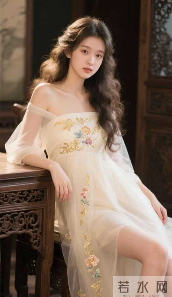 《纱裙里的国风柔韵》