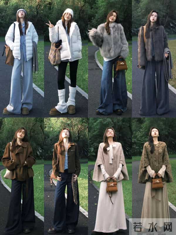 当氛围感穿搭走进生活 随意休闲穿搭