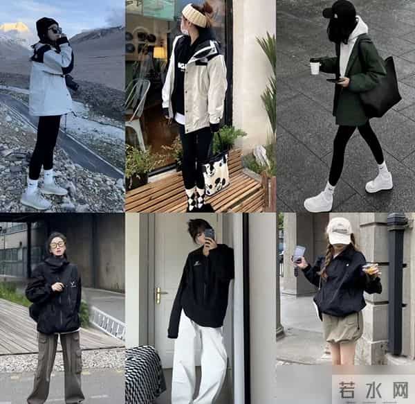 立冬后才发现：不兴羽绒服了！满大街都在穿“冲锋衣”，保暖时髦