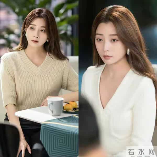 45岁殷桃的“毛衣+大衣”穿搭，才是中年女人的教科书！