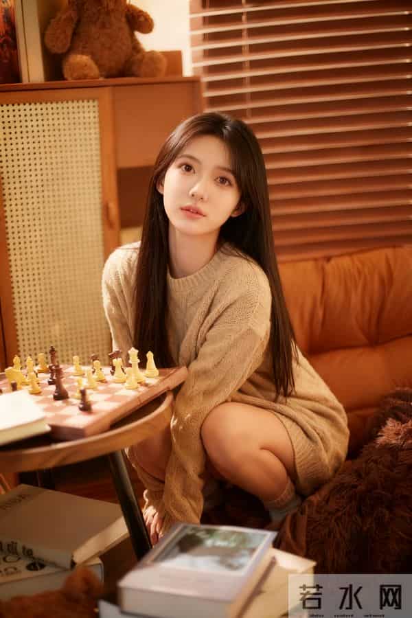 宽松针织短裙的慵懒系冬日穿搭