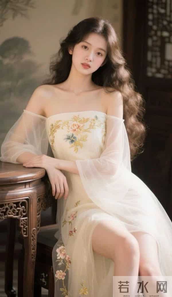 《纱裙里的国风柔韵》
