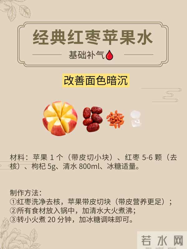 冬天喝苹果水＝天然腮红！6杯低成本素颜水，气色红润到被问医美