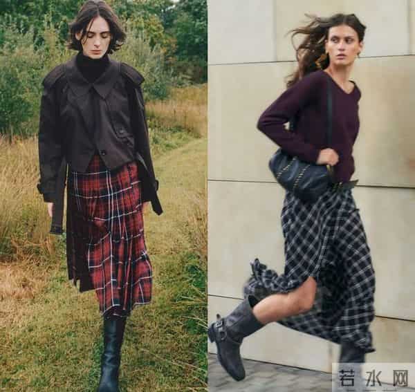 冬天“长裙＋靴子”太好看，这样穿显瘦又时髦