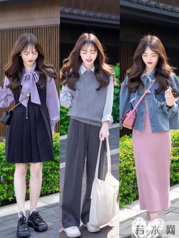 小个子春日穿搭，多穿浅色露肤清爽洋气更显高